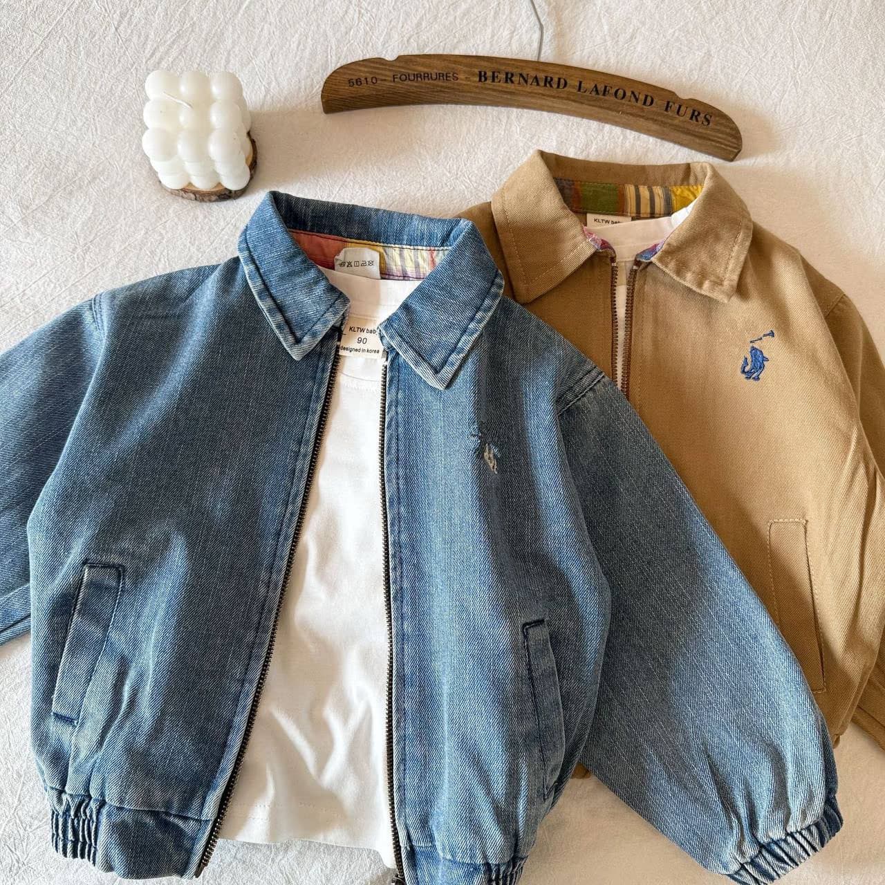 Детская куртка на молнии в стиле casual